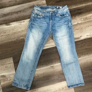 Great condition Miss Me crops!!